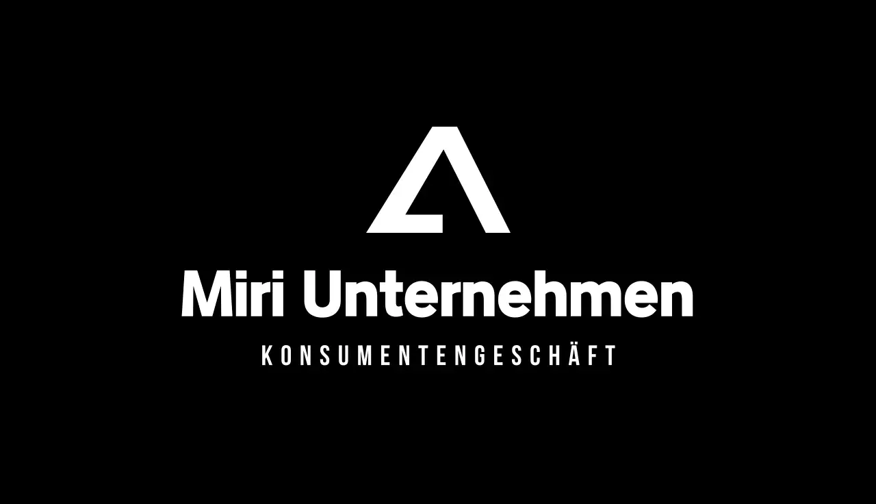 schwarze minimalistische Visitenkarte