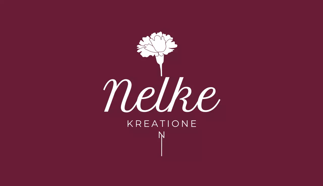 rosa elegante Floristenkarte