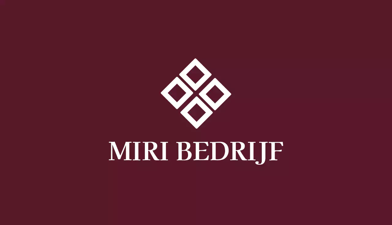 kastanjebruin professioneel visitekaartje