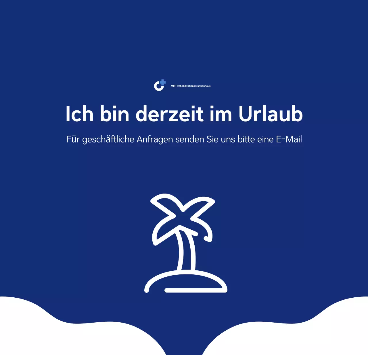 Einfacher Kalender mit blauen, klaren Illustrationen