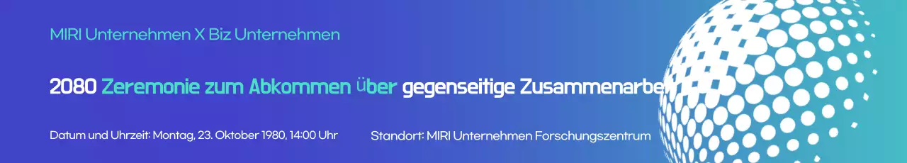 Eine einfache Ankündigung einer Geschäftsvereinbarung in Lila und Minze
