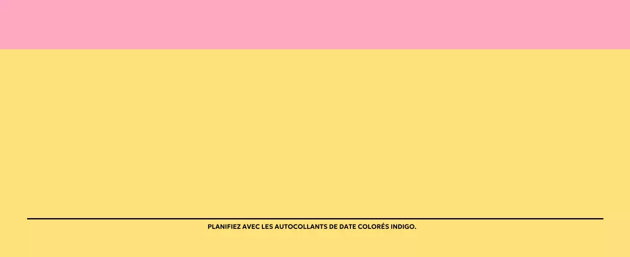 Calendriers colorés avec une variété d'illustrations rétro