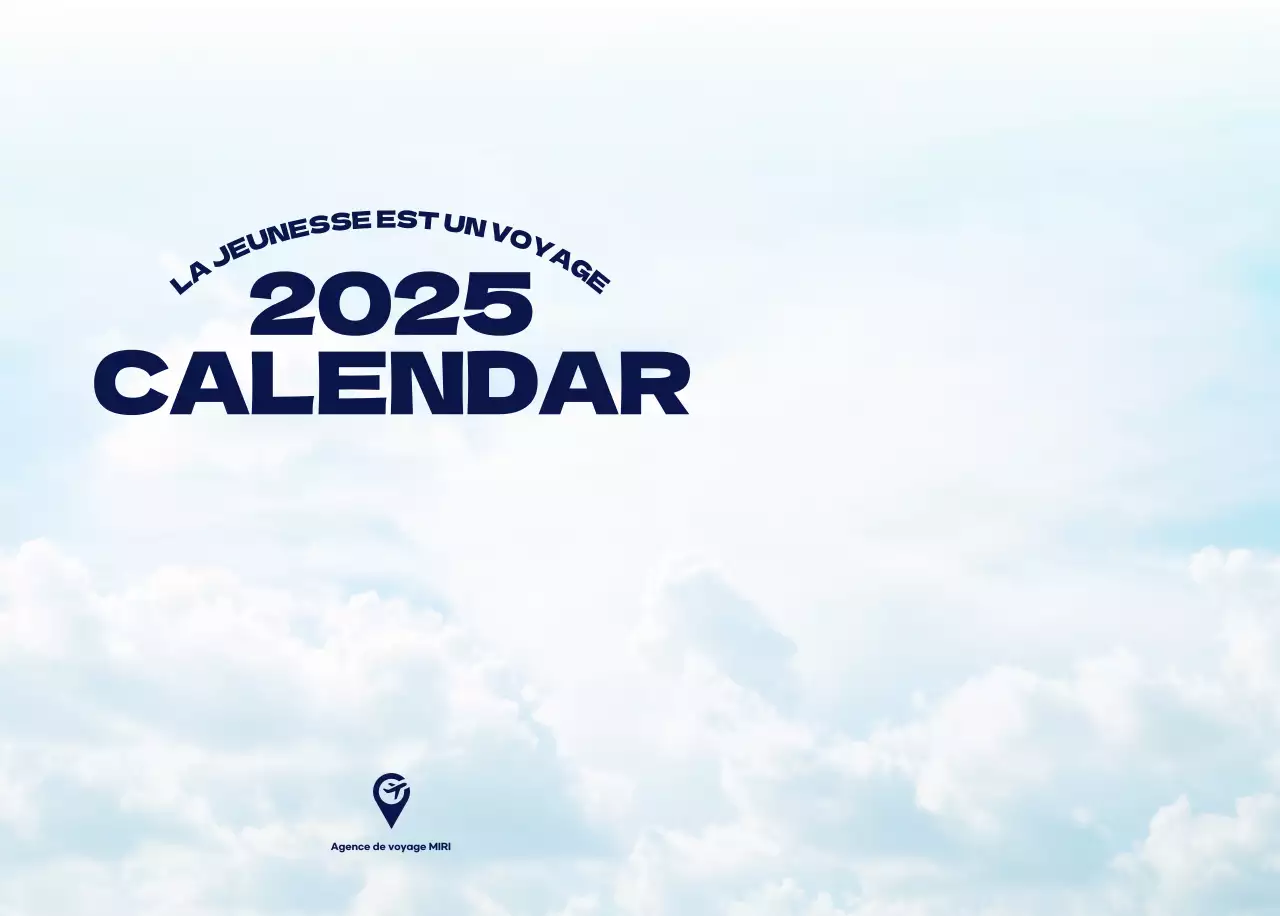 Calendrier de nettoyage des photos du ciel