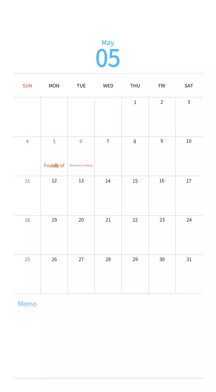 Stamp illustration with a warm concept