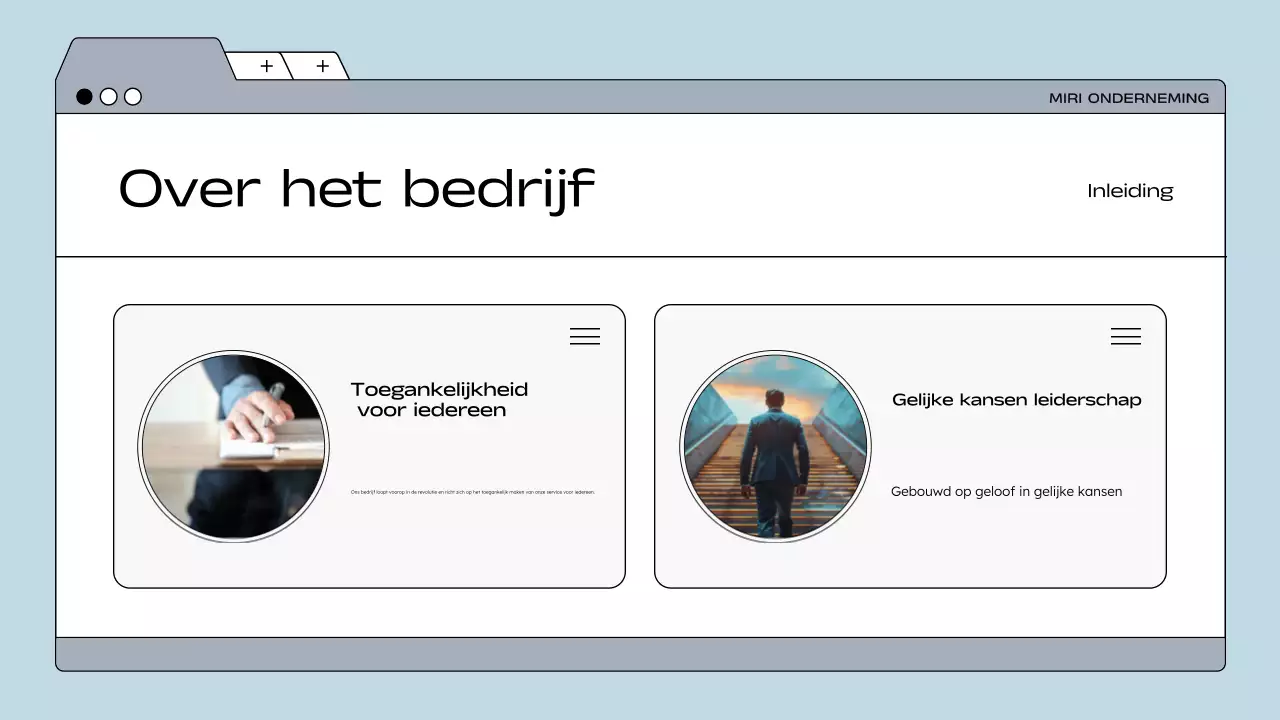 richtlijn blauwe moderne werknemer