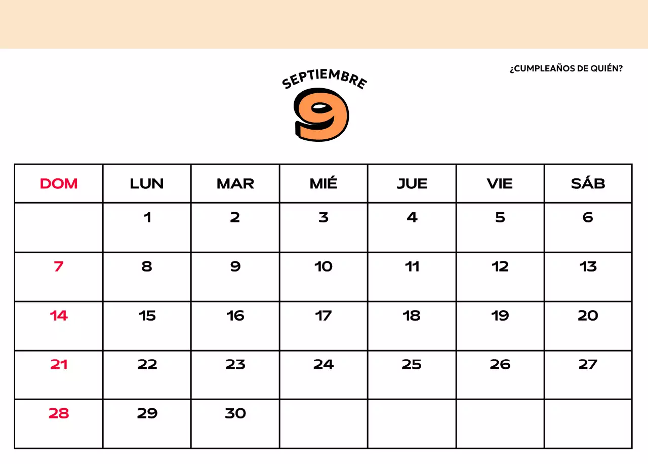 Coloridos calendarios con diversas ilustraciones retro