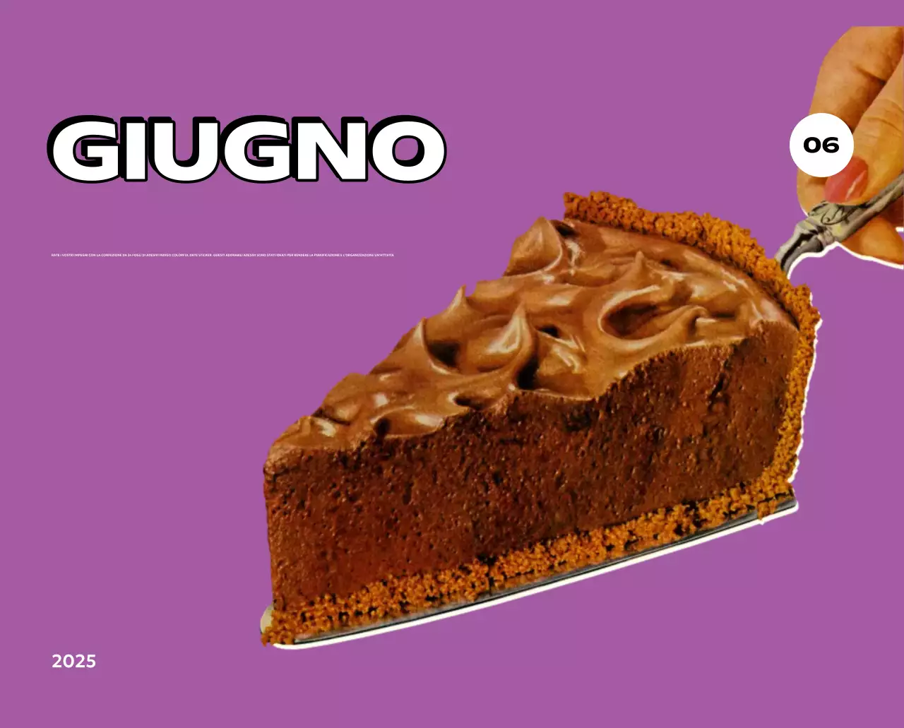 Calendari colorati con una varietà di illustrazioni retrò