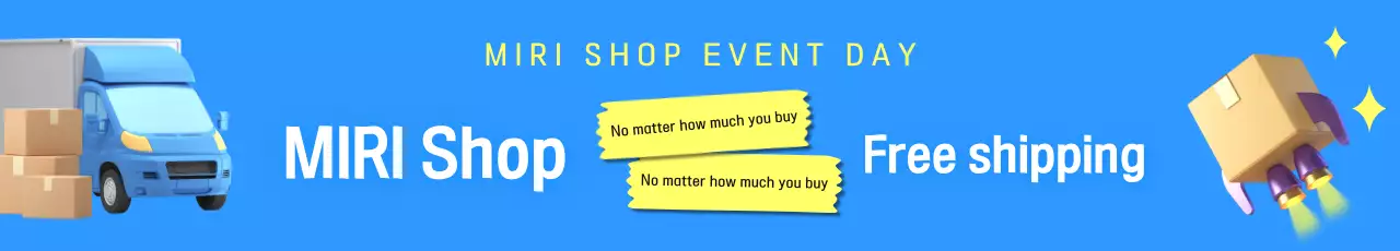 Banner de promoção de evento moderno azul