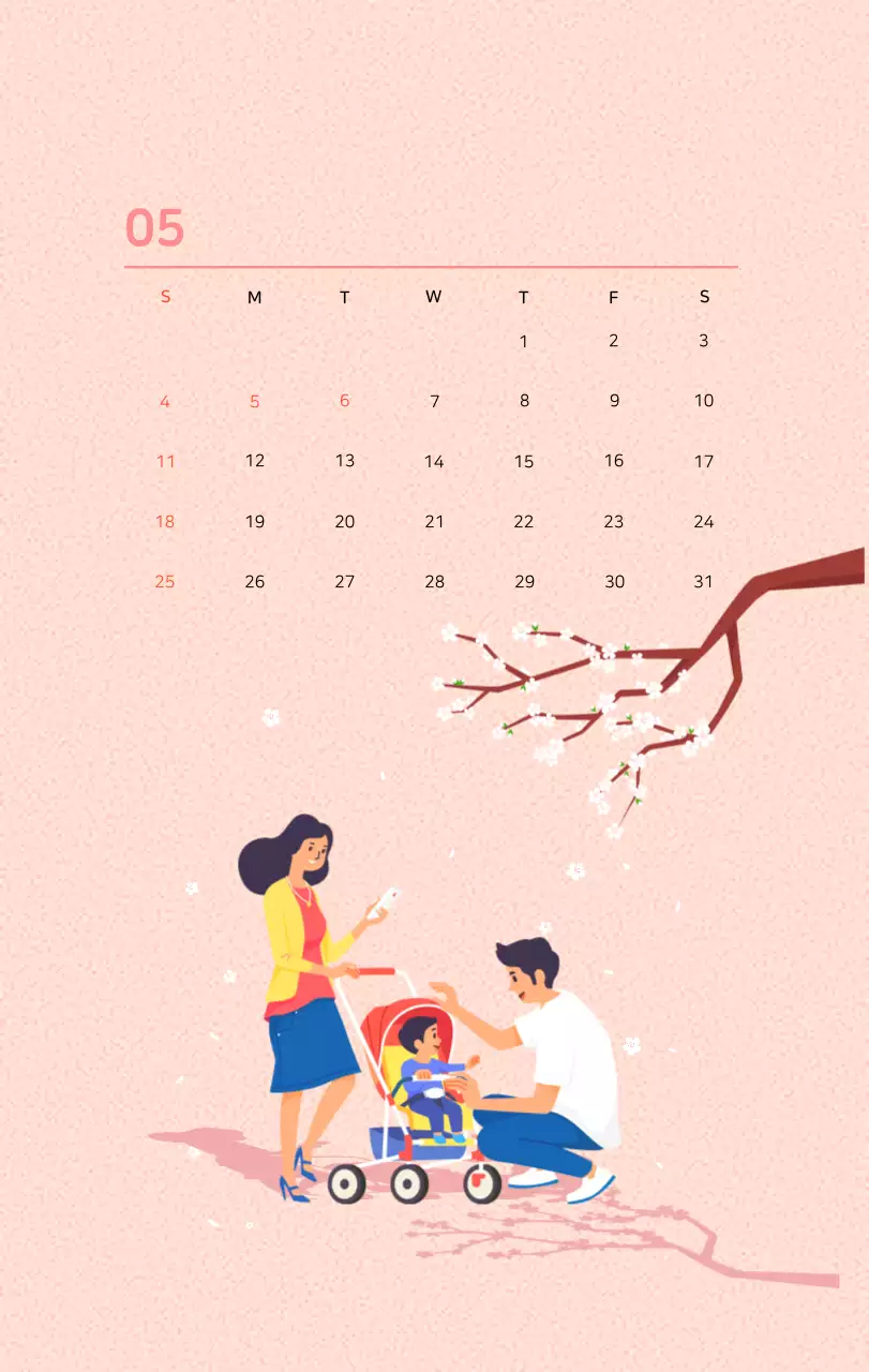 Veelkleurig familie-illustratieconcept