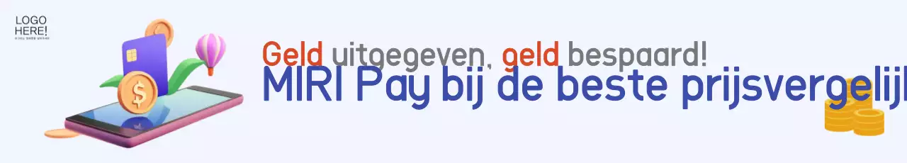 Lichtblauwe moderne e-commerce advertentie