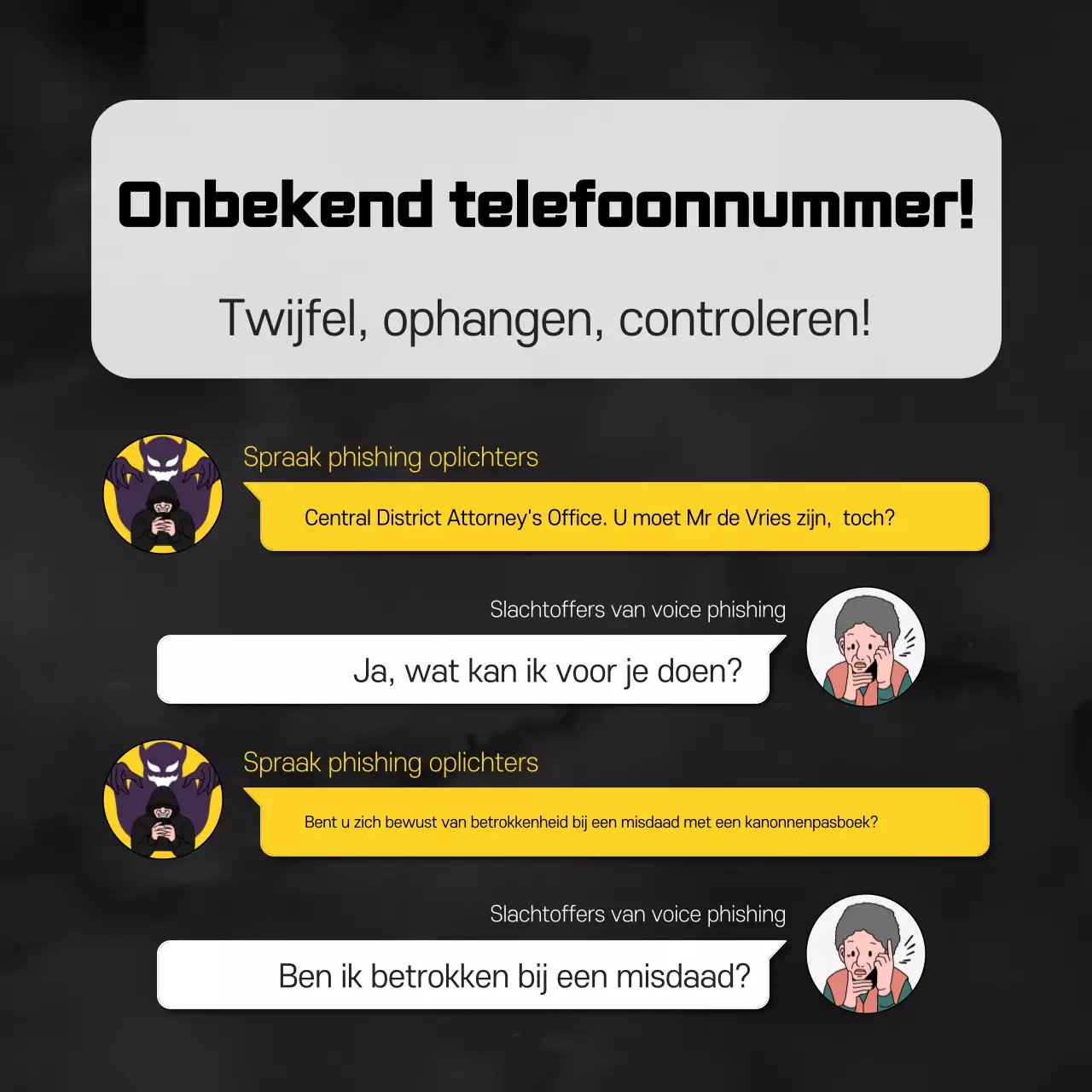 Pas op voor oranje eenvoudige phishing