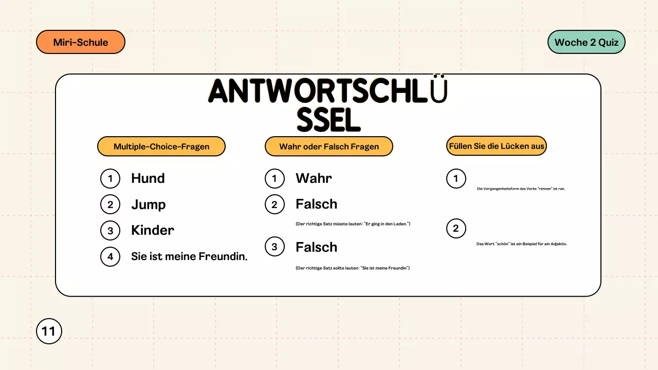 Mint Modern Quiz Class Material