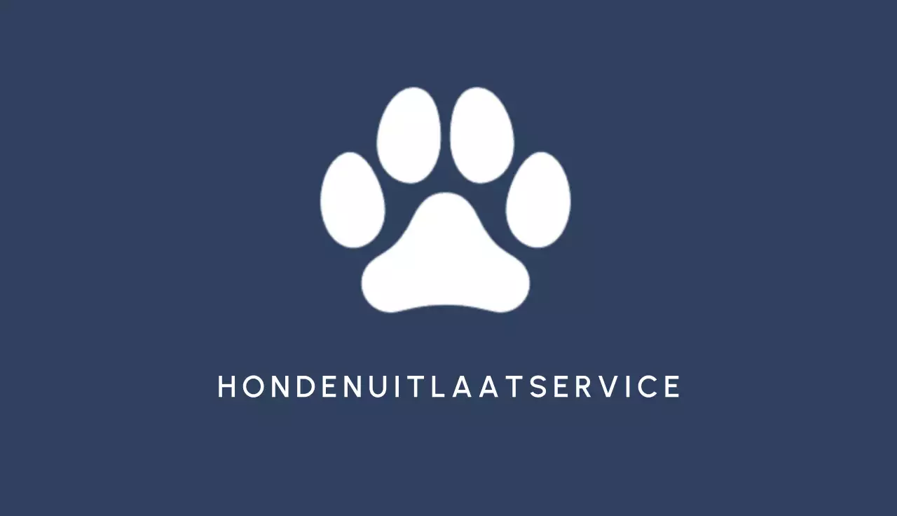 marine eenvoudig honden visitekaartje