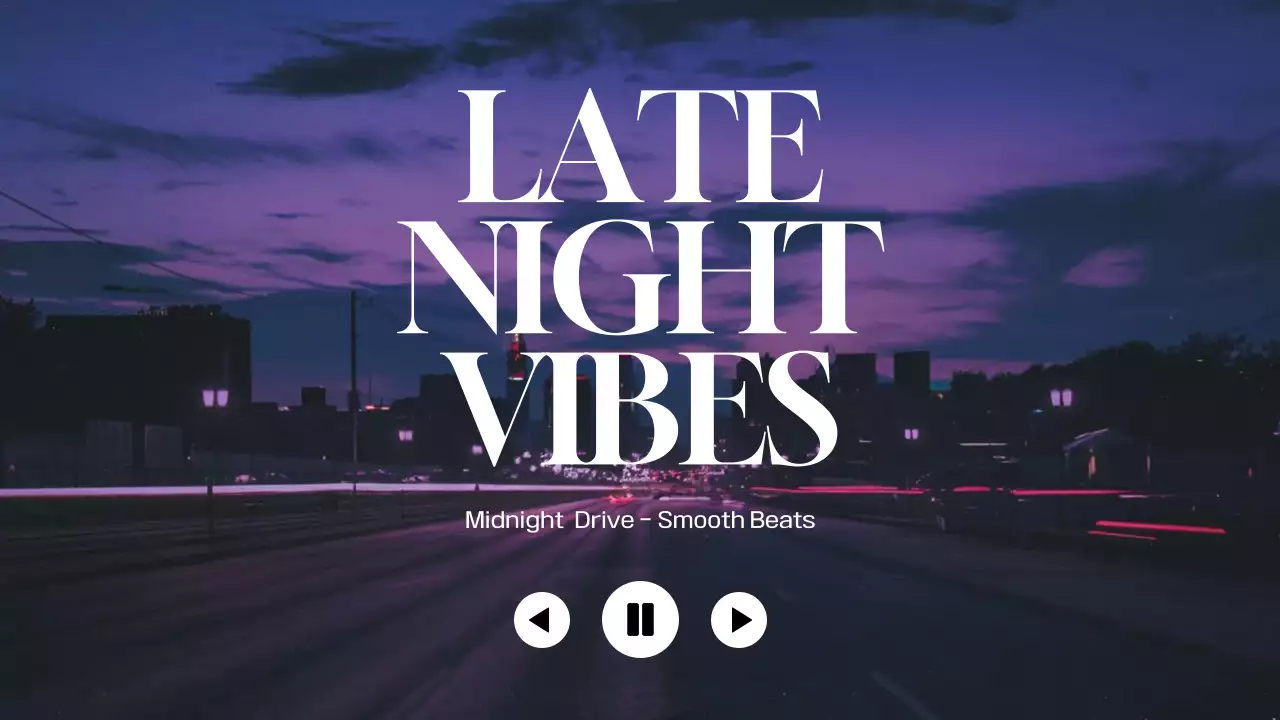 Purple Modern Music Playlist YouTube Thumbnail