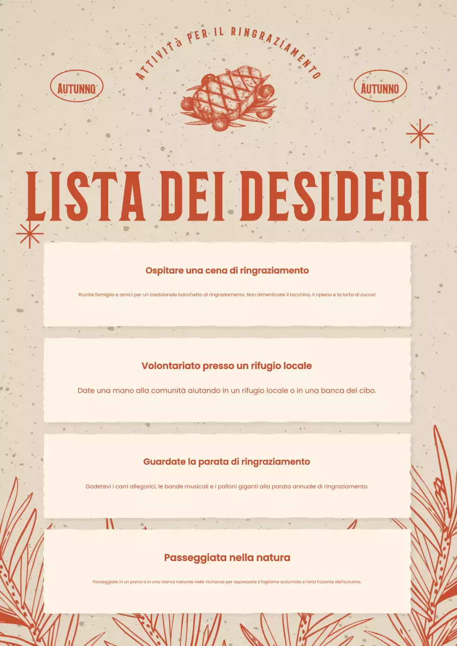 Guida ai ringraziamenti vintage beige