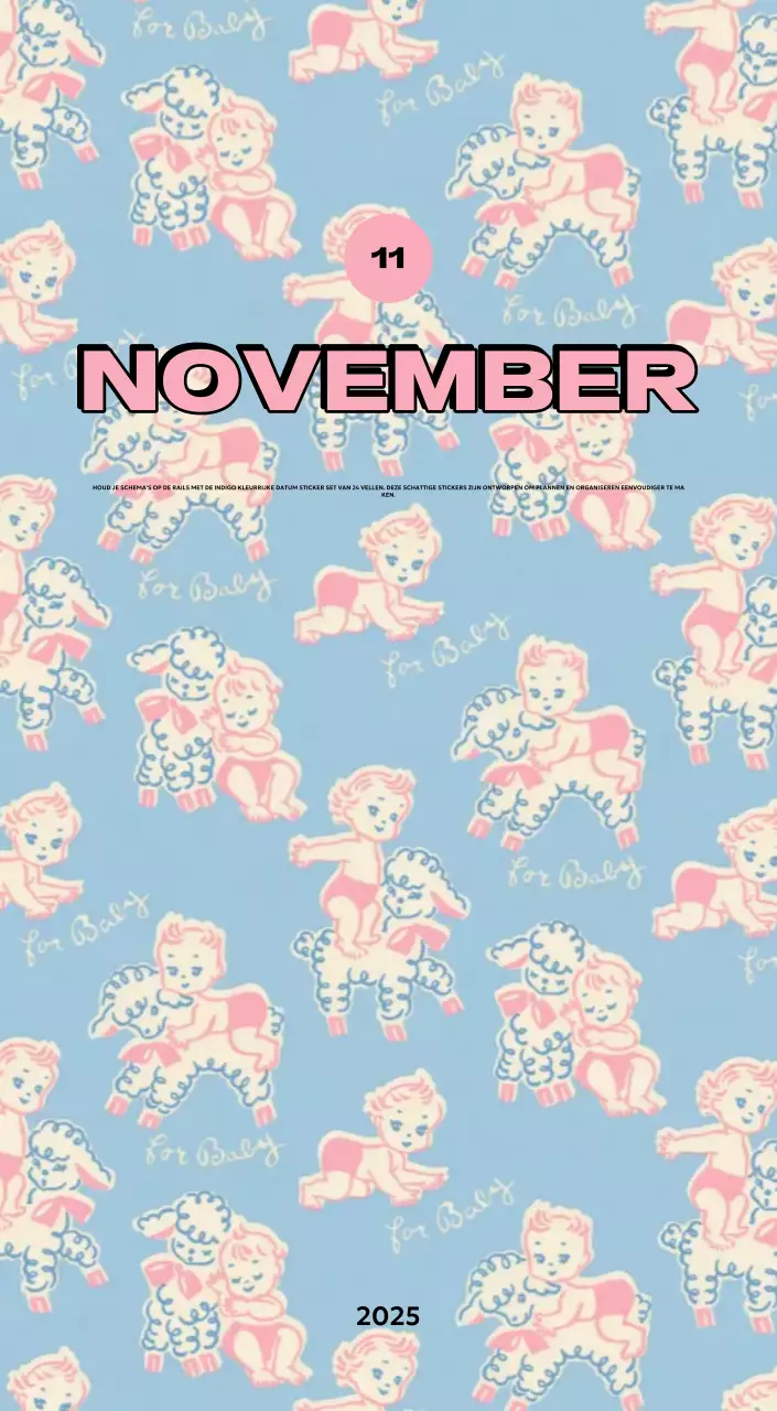 Kleurrijke kalenders met verschillende retro-illustraties