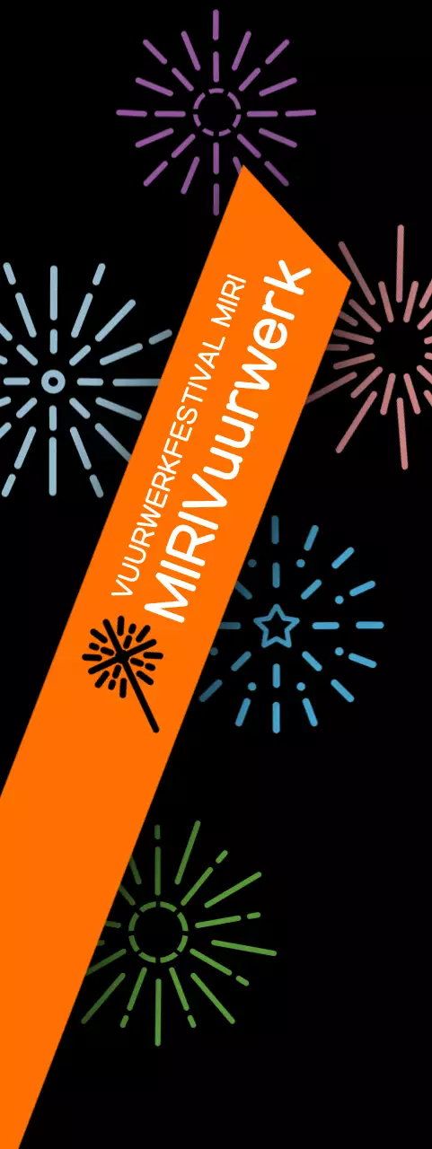 Zwarte eenvoudige festivalgids