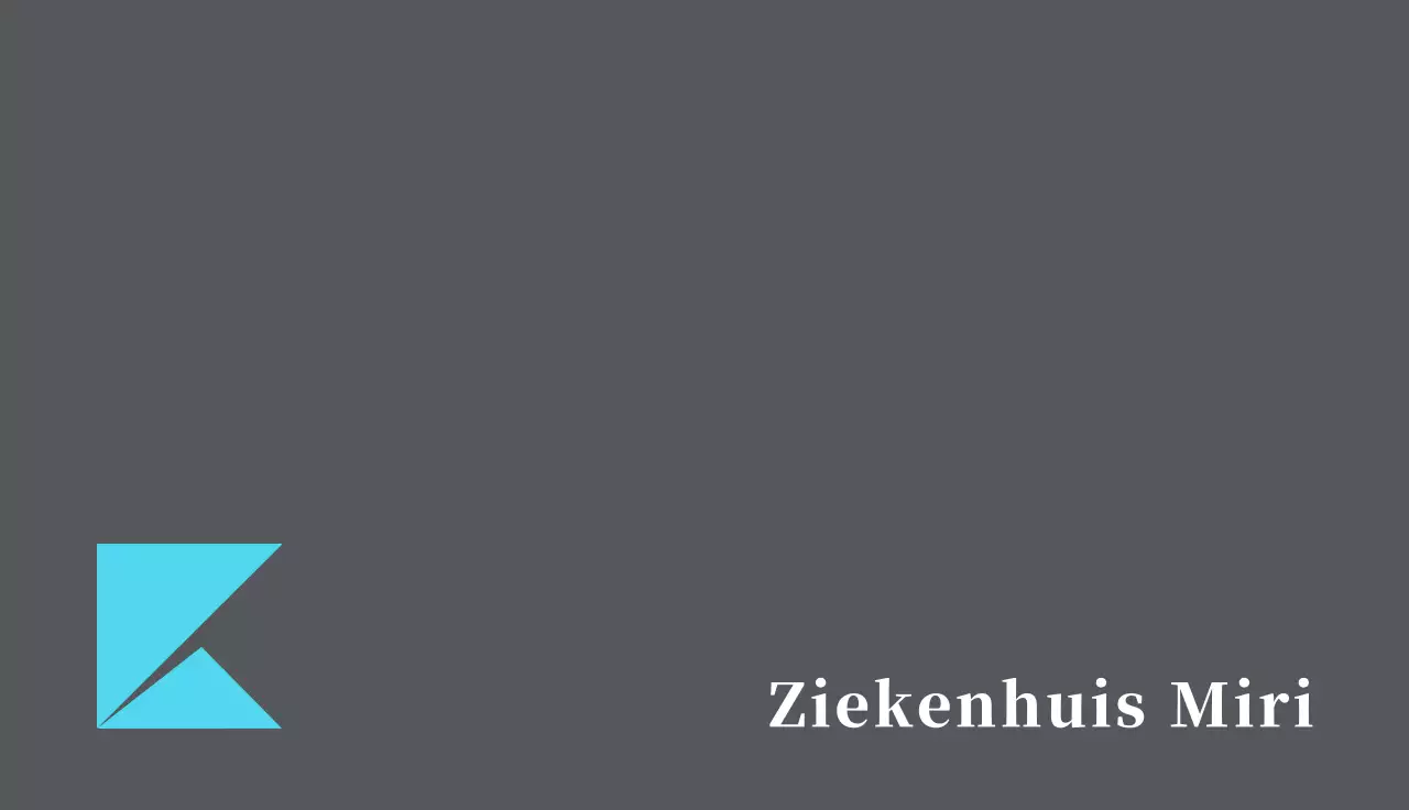 blauw geometrisch visitekaartje