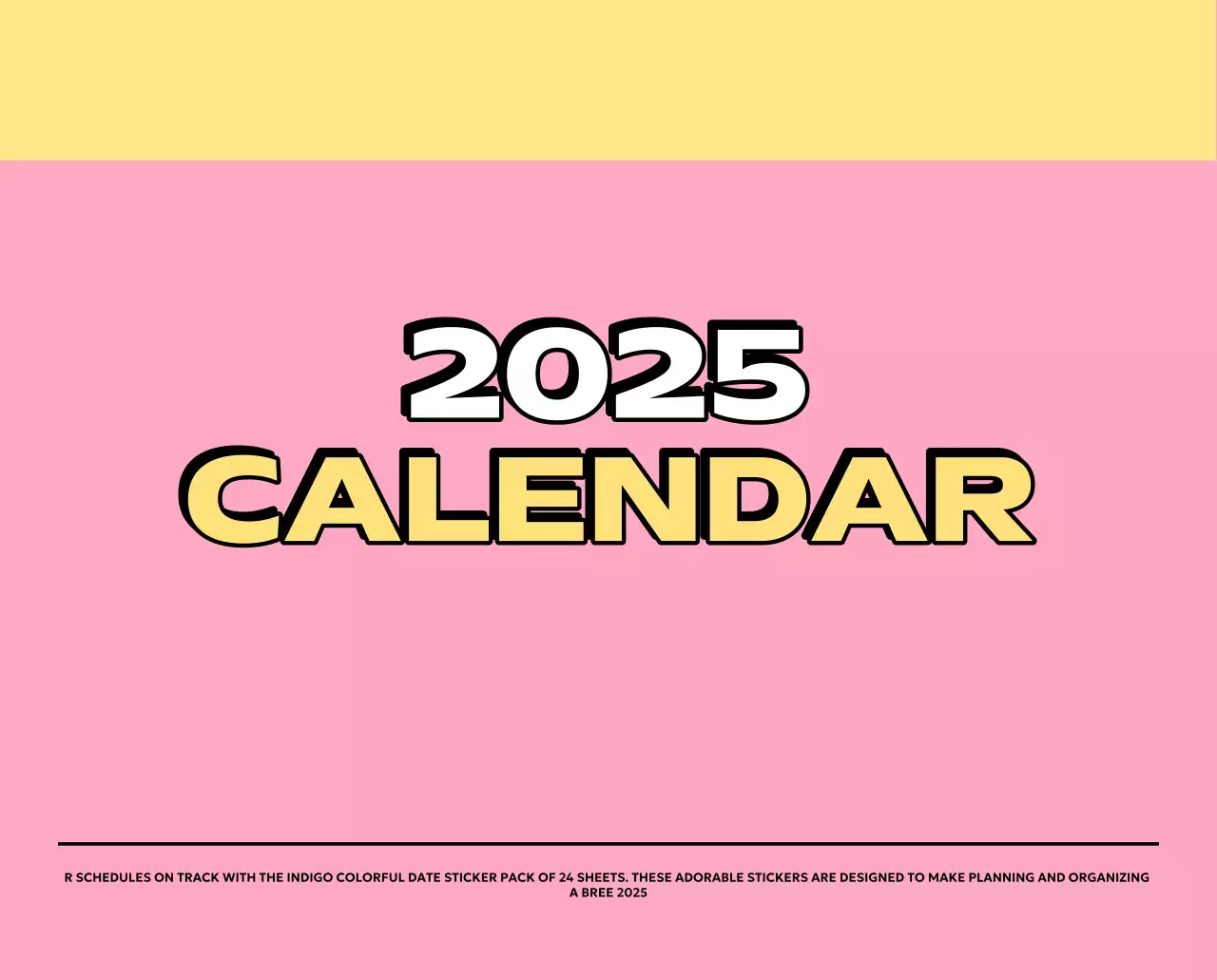 Colorful calendars with a variety of retro illustrations