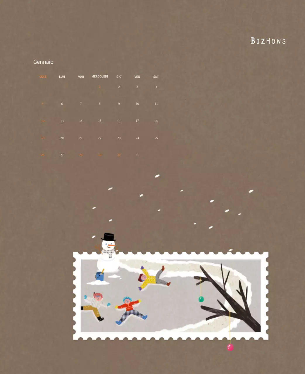 Illustrazioni di francobolli con un concetto caldo