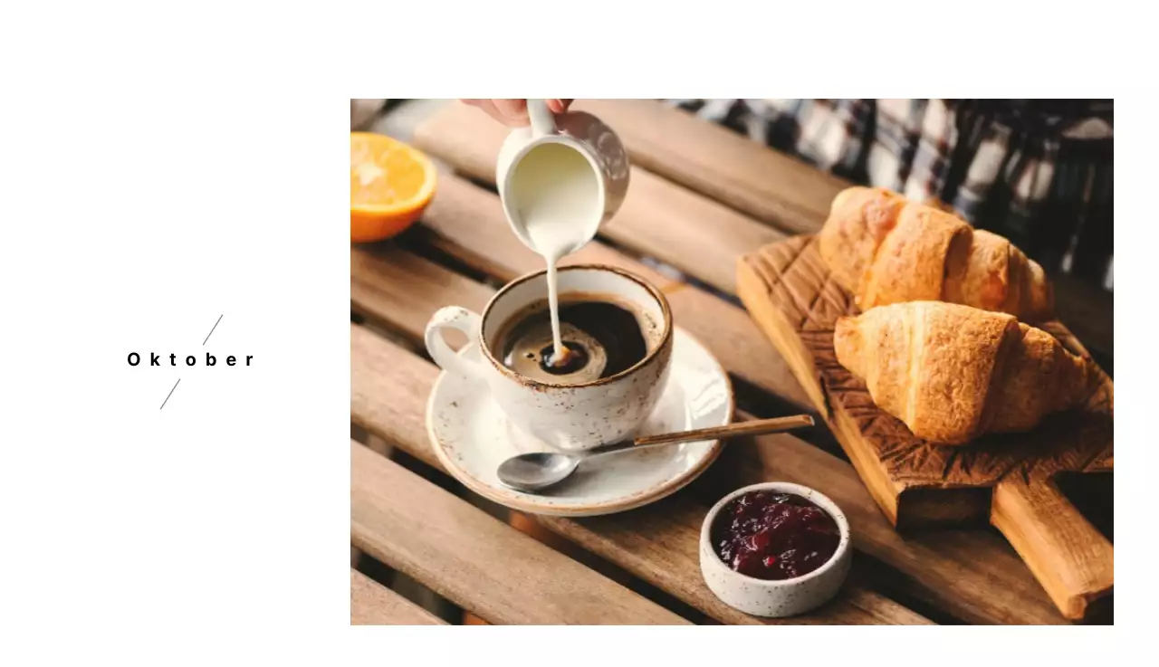 Een wit en bruin sentimenteel café