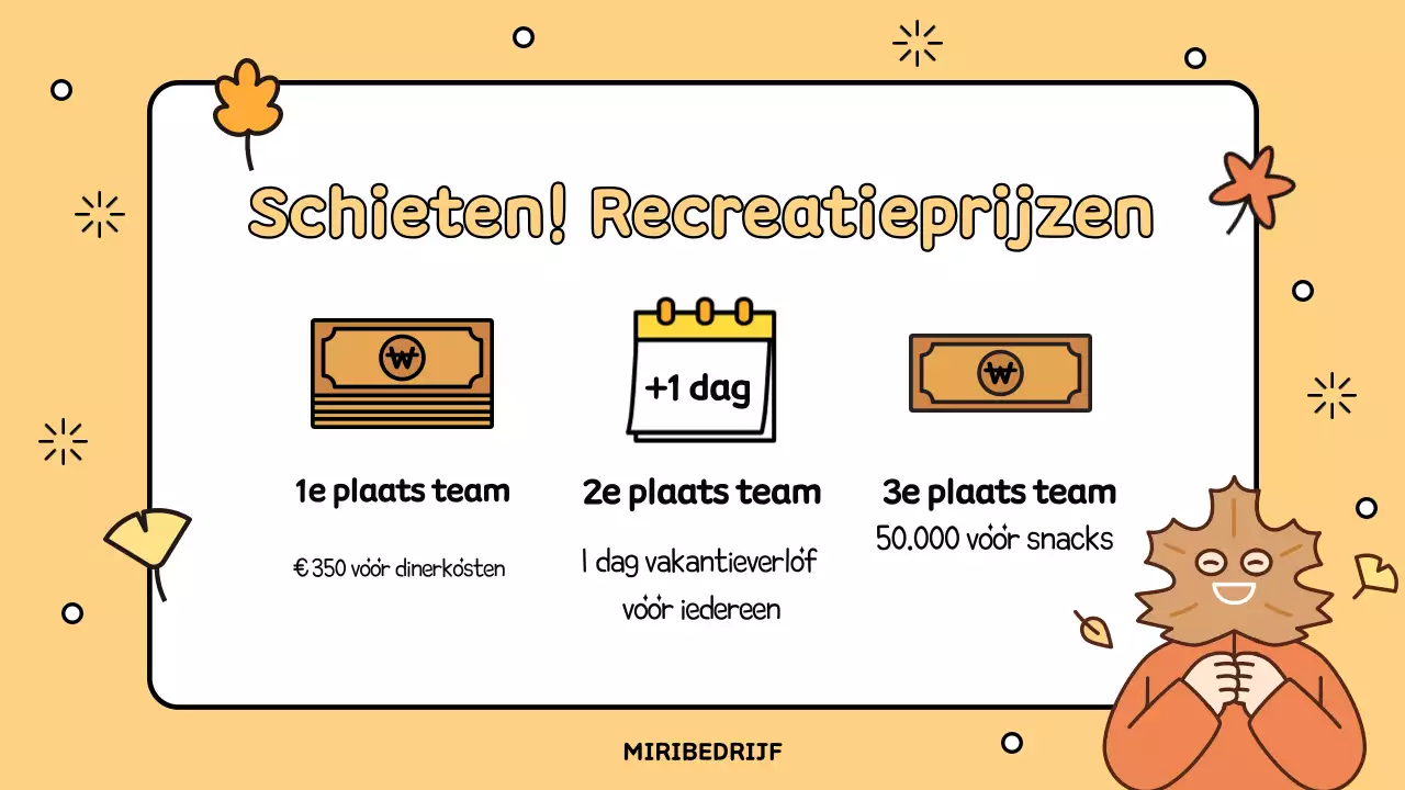 Een gezellige in-house workshop recreatie in bruin en beige Uitleg