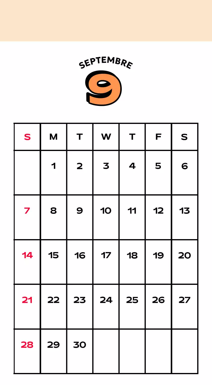 Calendriers colorés avec une variété d'illustrations rétro