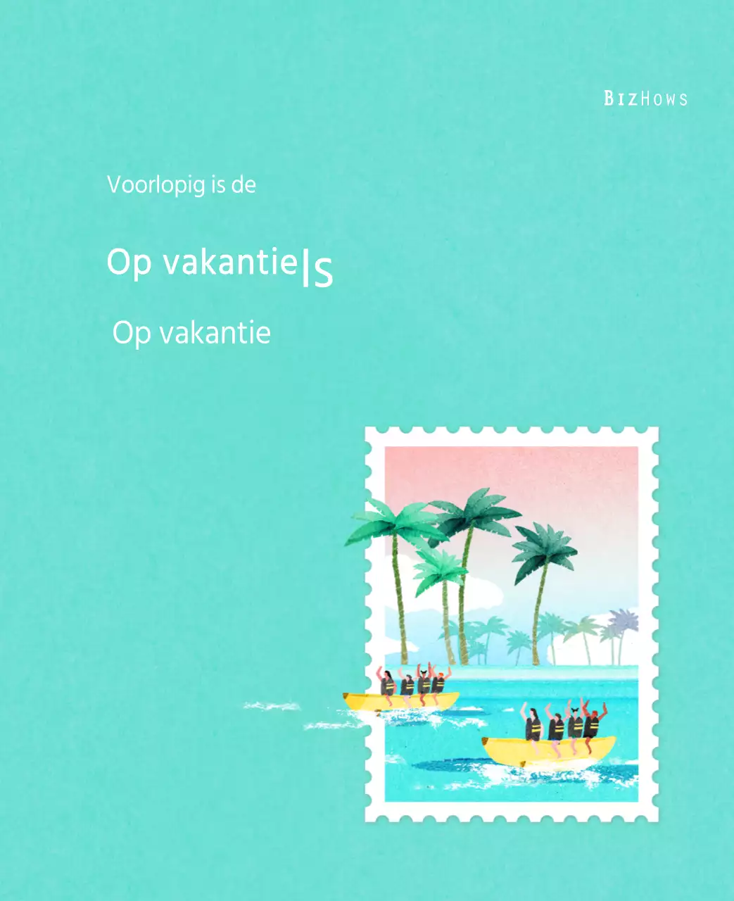 Stempelillustraties met een warm concept