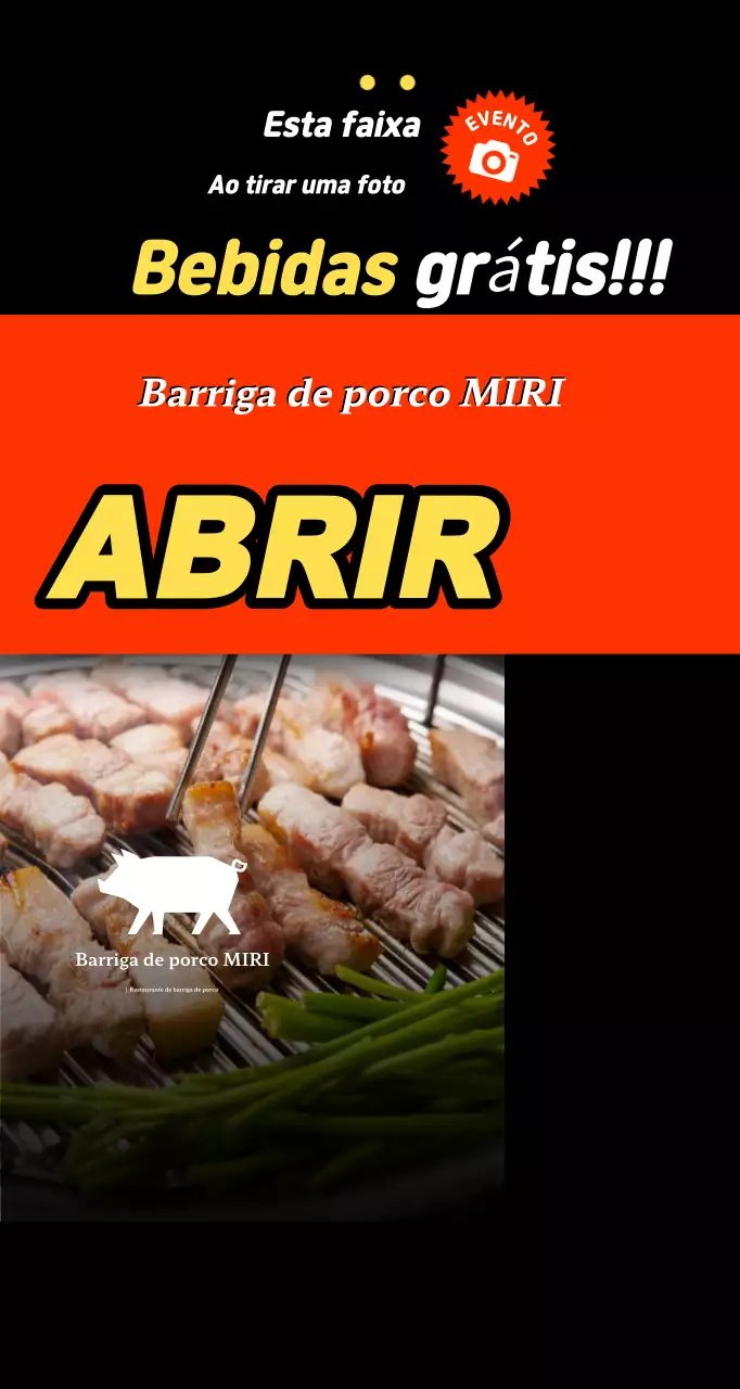 Evento de abertura do talho Orange Basic