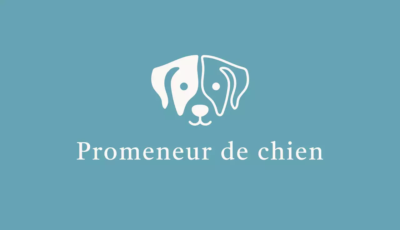 Carte de visite minimale beige