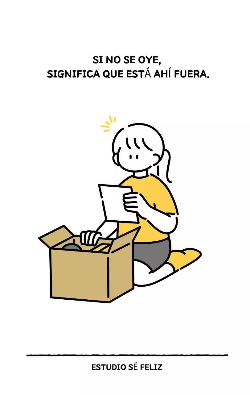 Calendario ilustrado con un bonito estilo de líneas