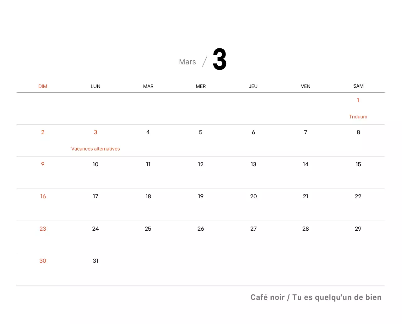 Un café sentimental blanc et brun