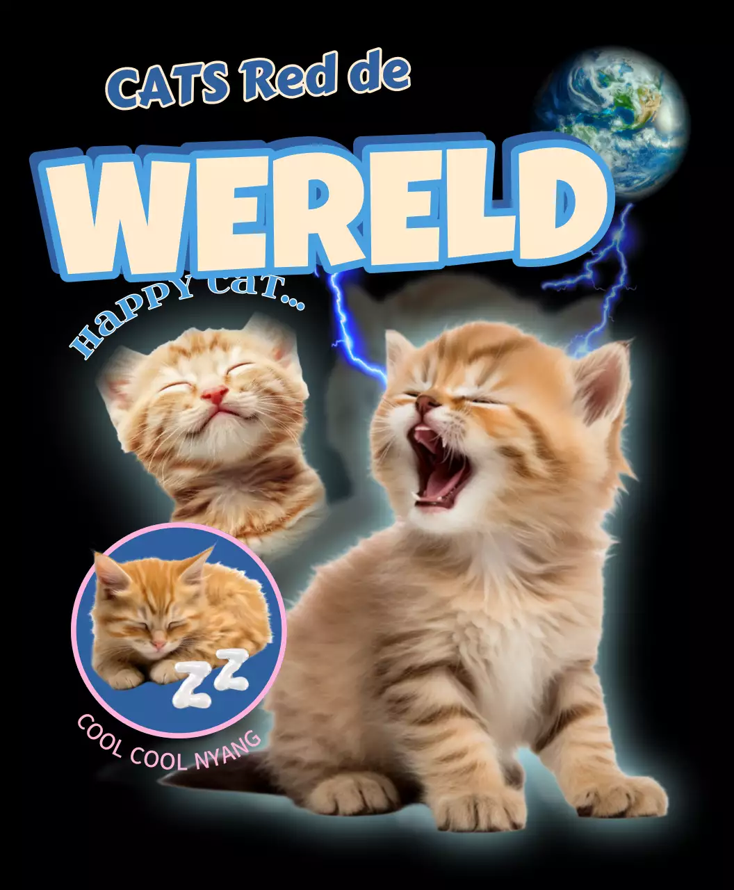 Zwarte grappige dierenparodie