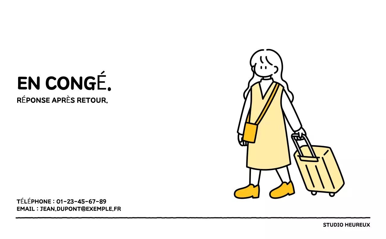 Calendrier illustré avec un joli style de lignes