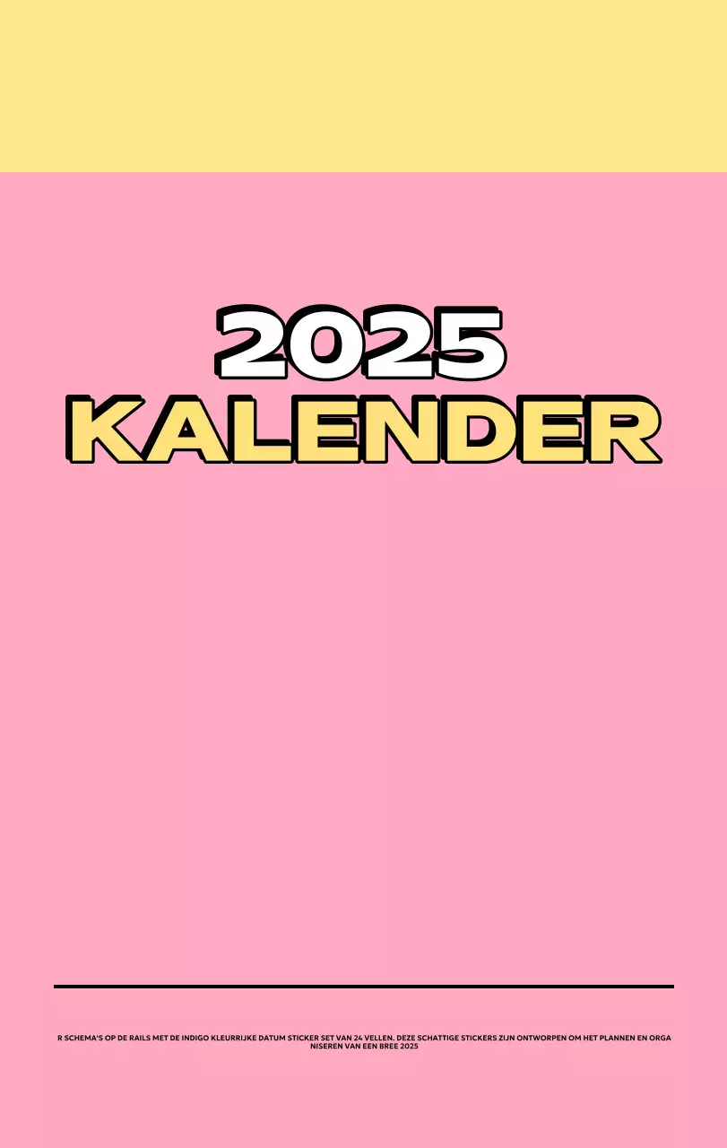 Kleurrijke kalenders met verschillende retro-illustraties