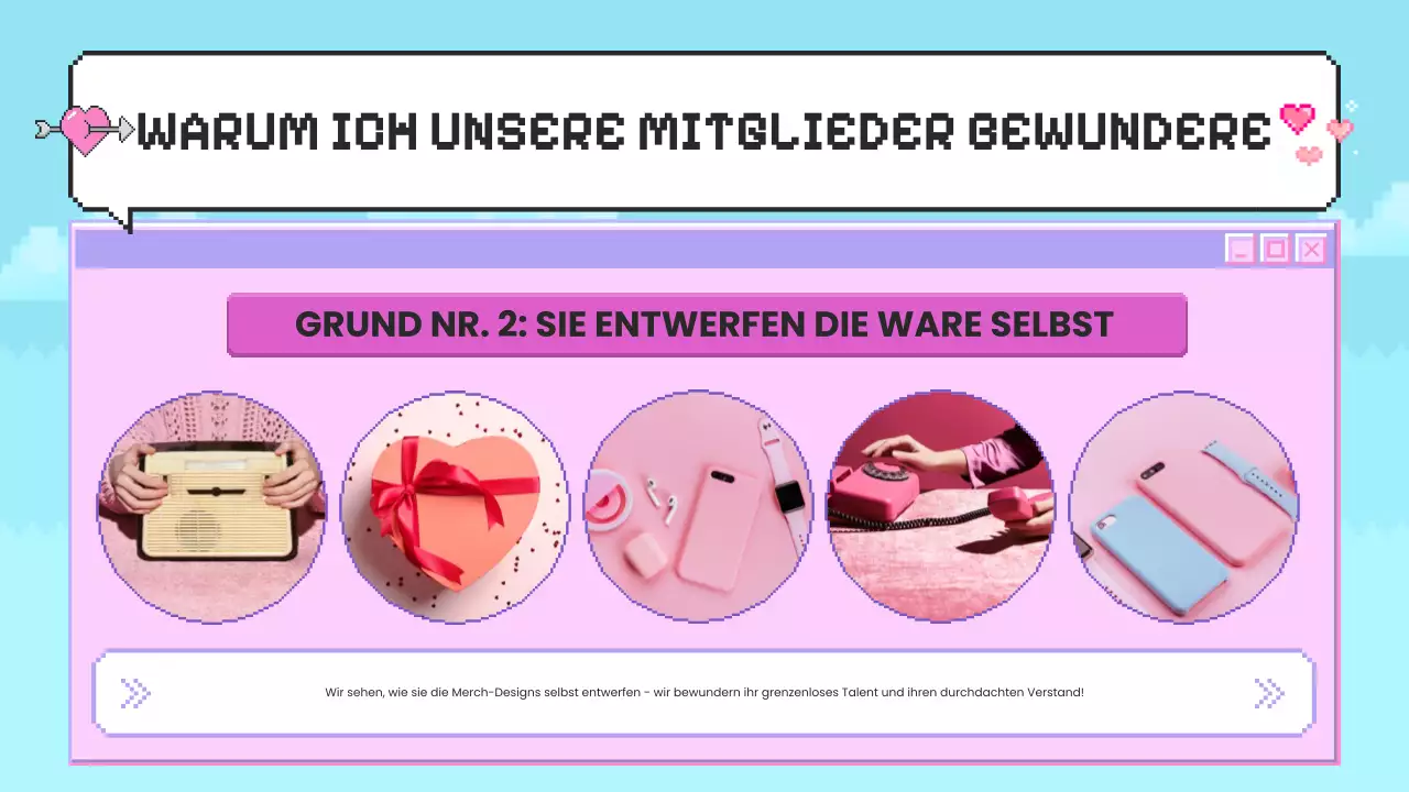 rosa Retro-Charme-Aktion