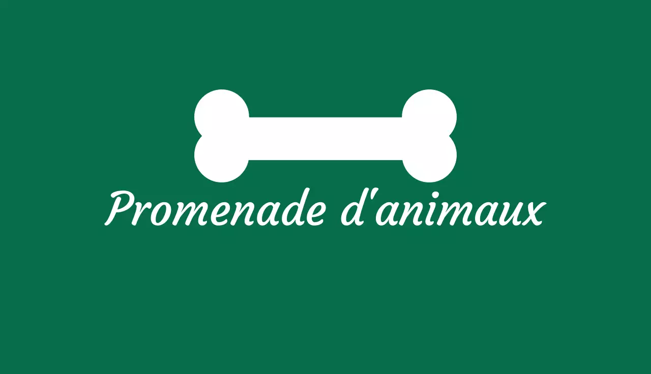 Carte de visite minimale verte