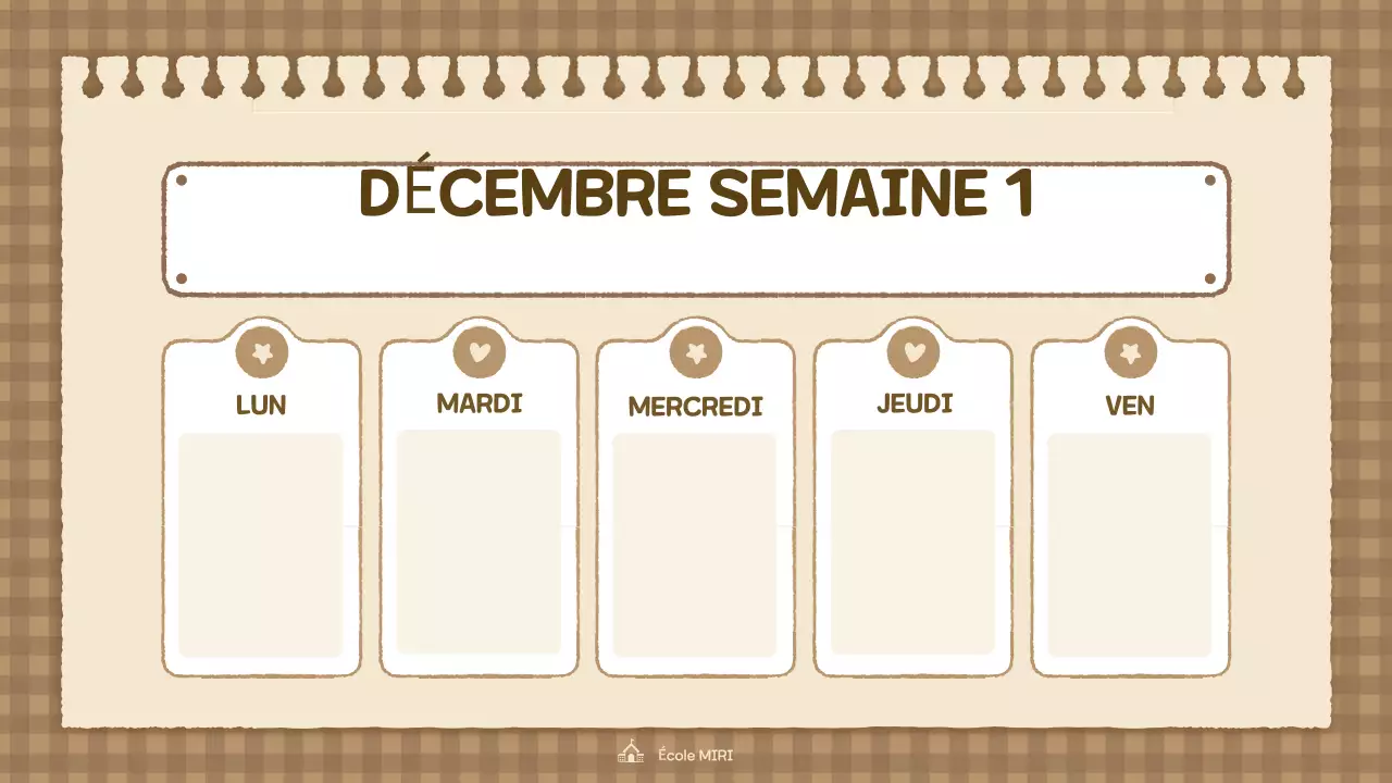 beige vintage class agenda