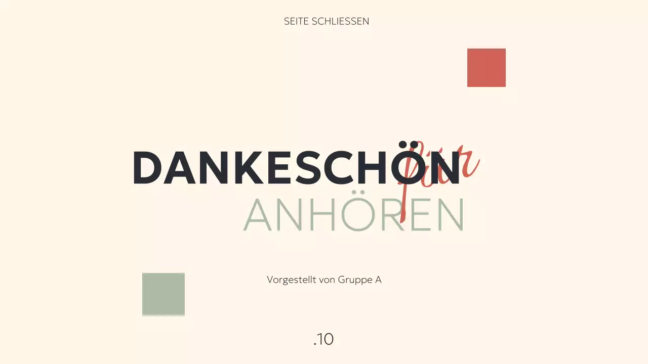 beige moderne Projektpräsentation