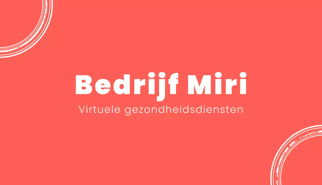 rood abstract visitekaartje