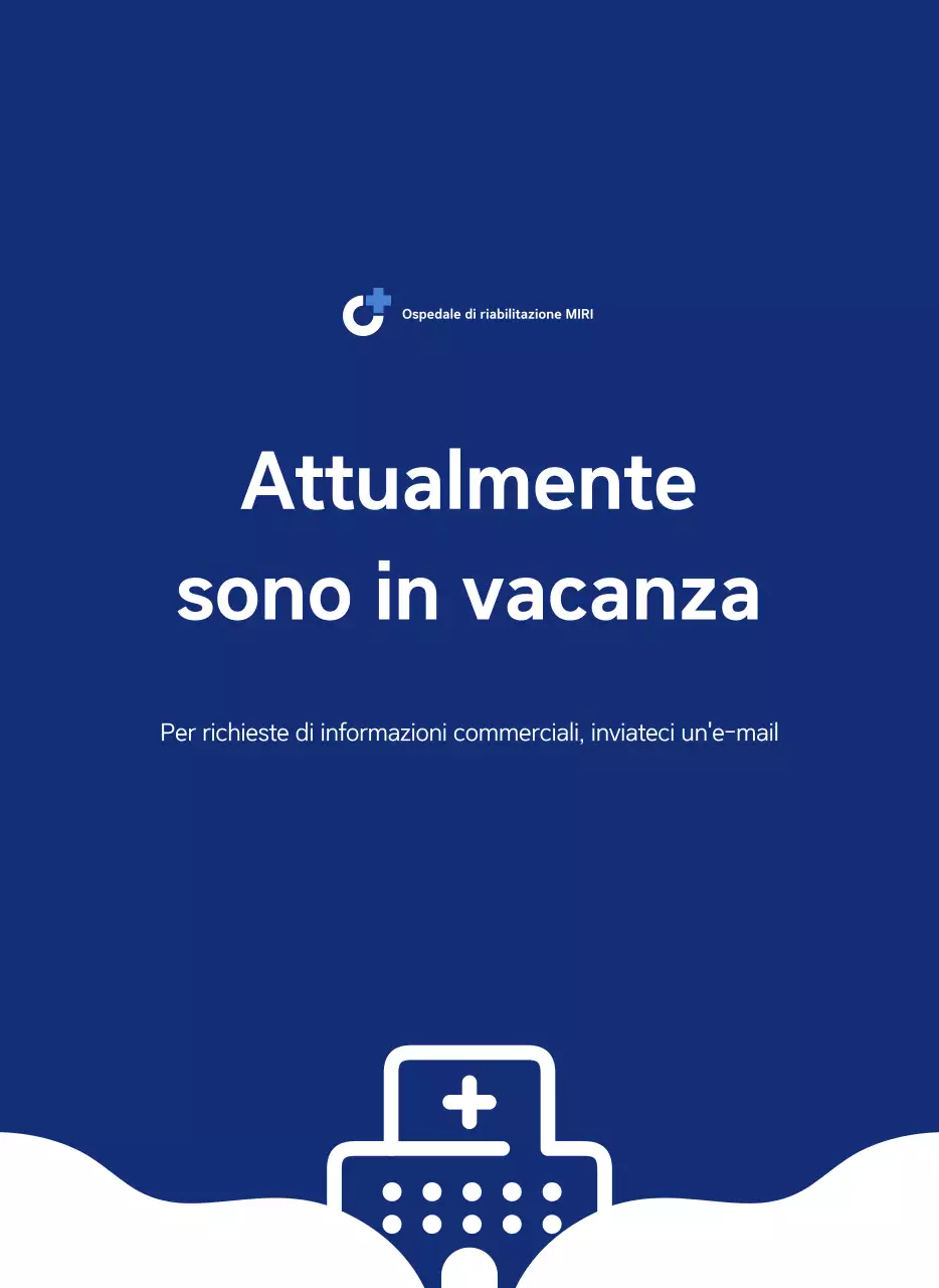 Calendario semplice con illustrazioni blu e pulite