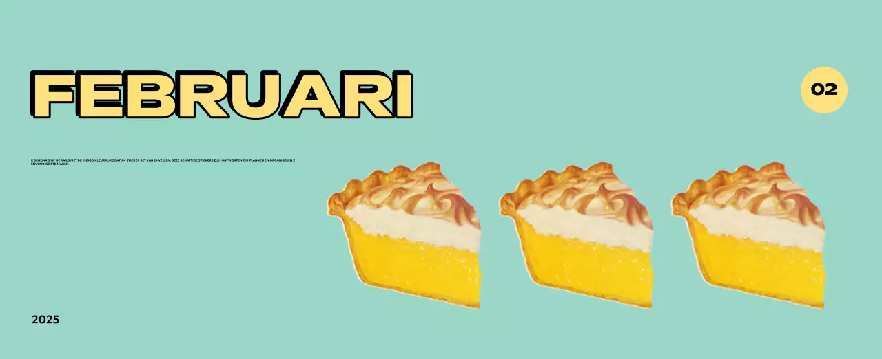 Kleurrijke kalenders met verschillende retro-illustraties