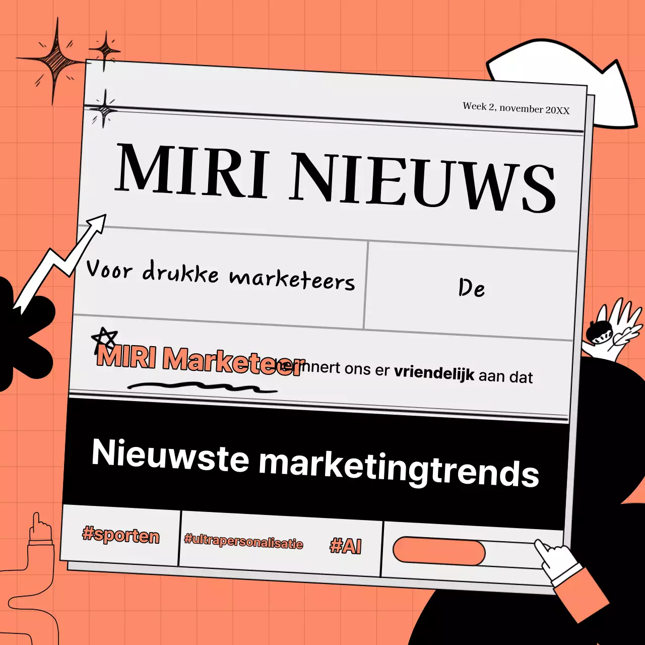 Promoot Orange Moderne Marketing