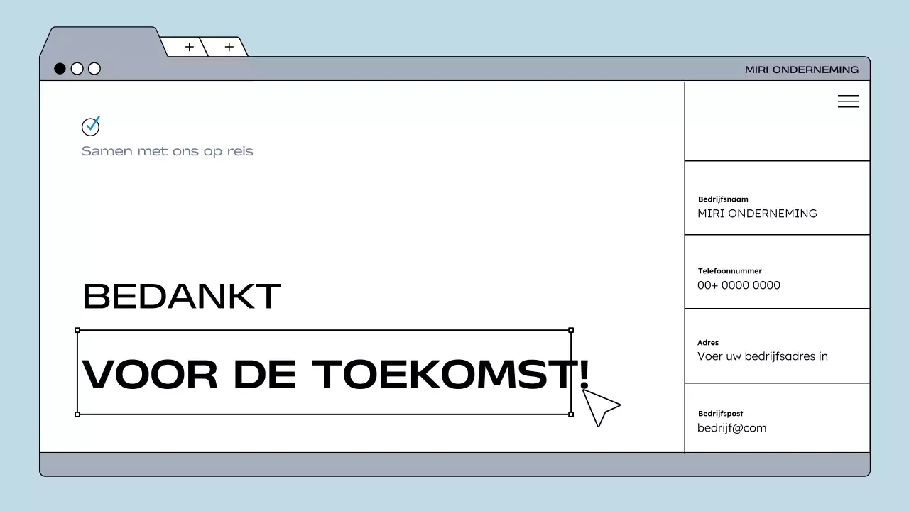 richtlijn blauwe moderne werknemer