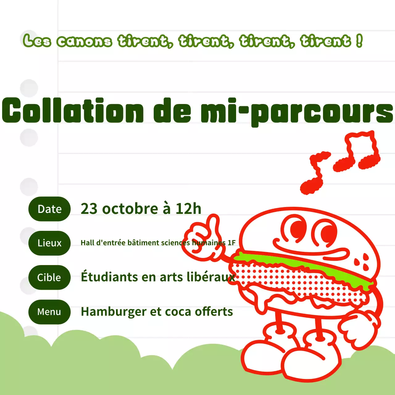 Événement de mi-mandat "Green Gag