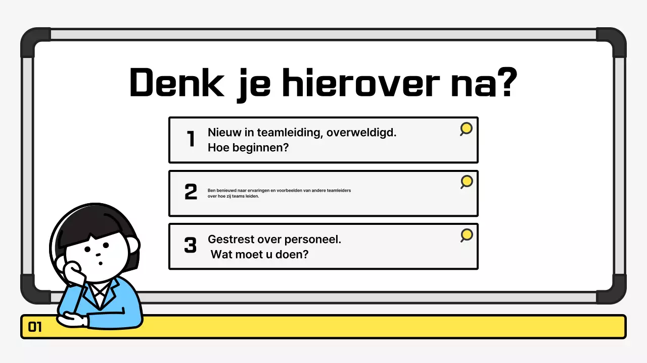 Zwarte eenvoudige trainingsgids