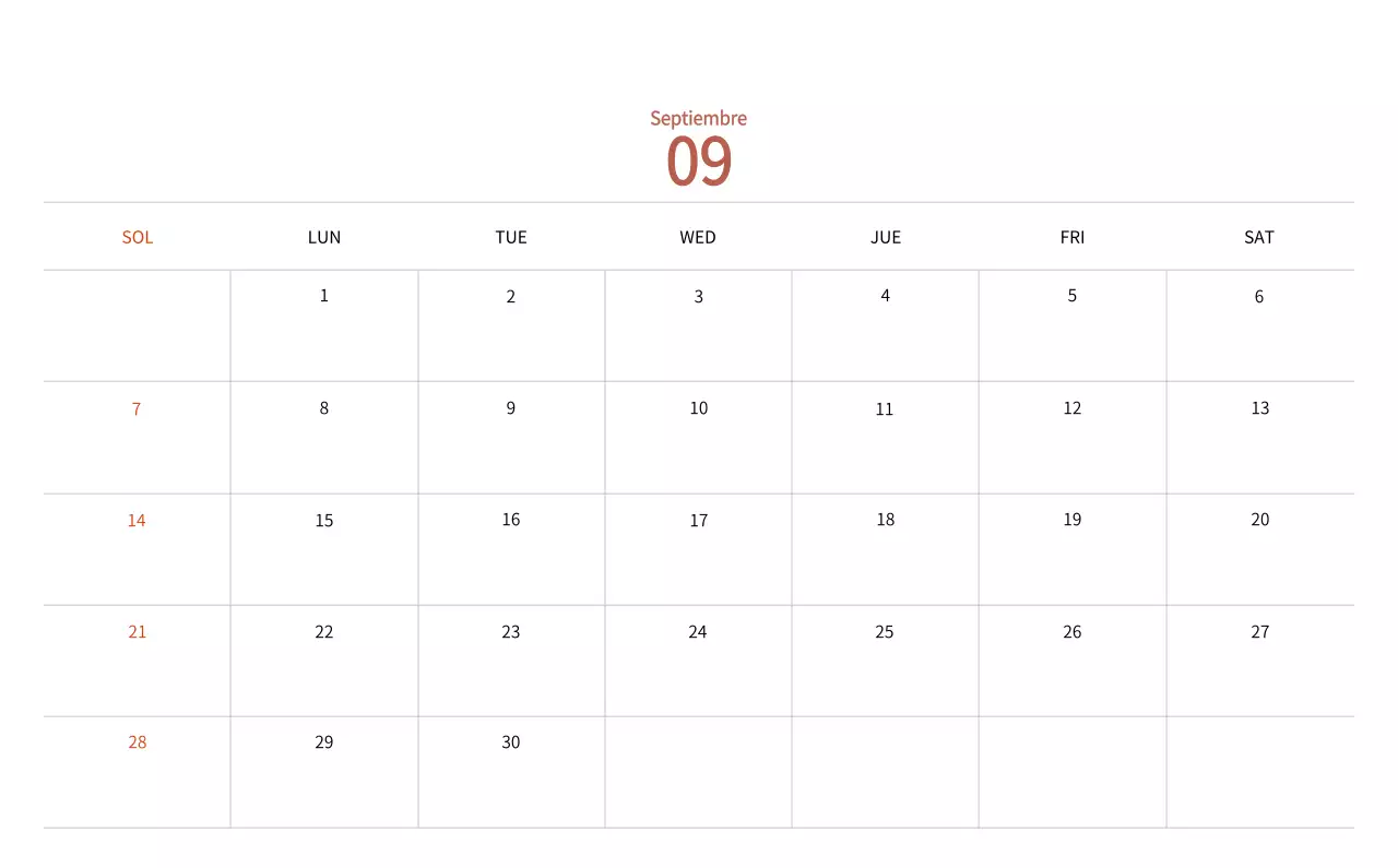 Calendario de Año Nuevo con cálidas ilustraciones