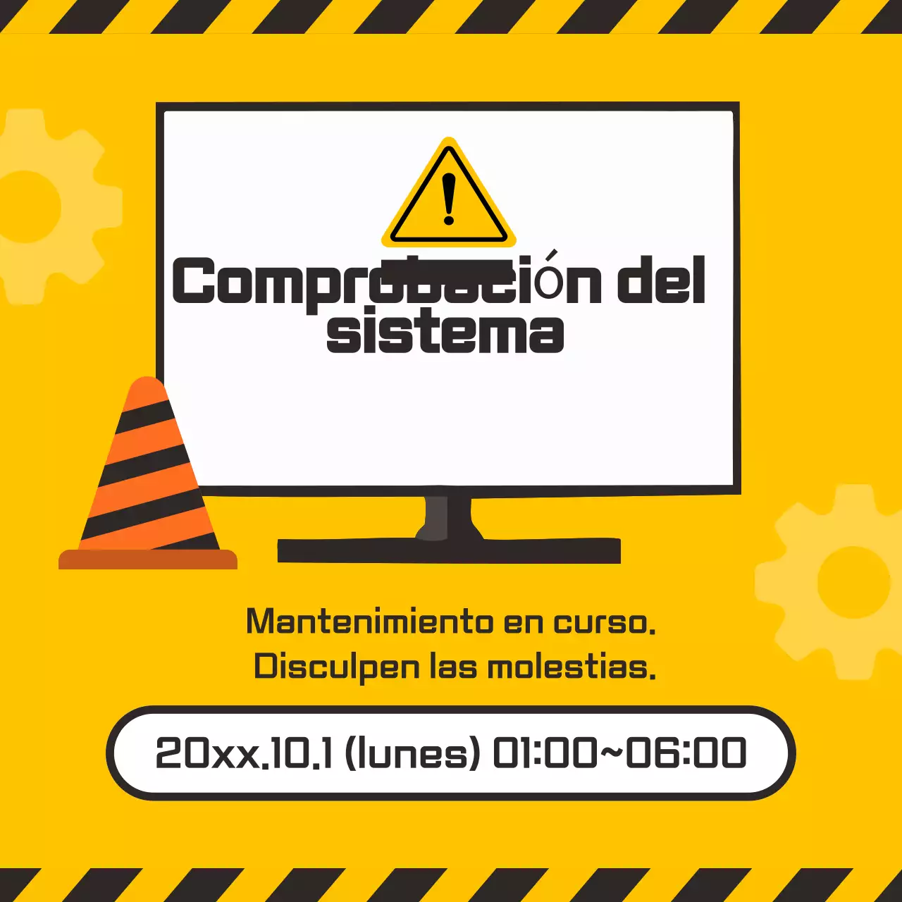Guía de comprobación del sistema Yellow Simple
