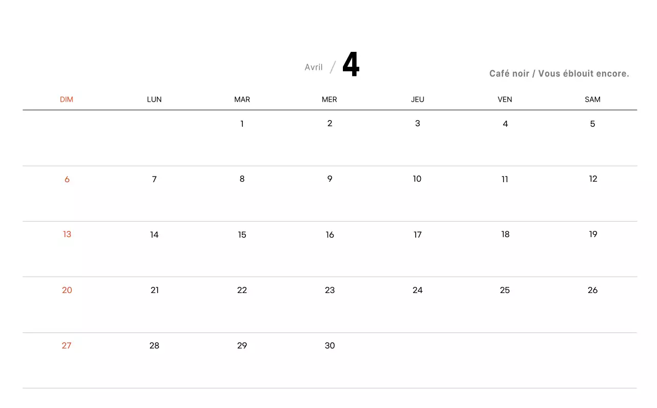 Un café sentimental blanc et brun