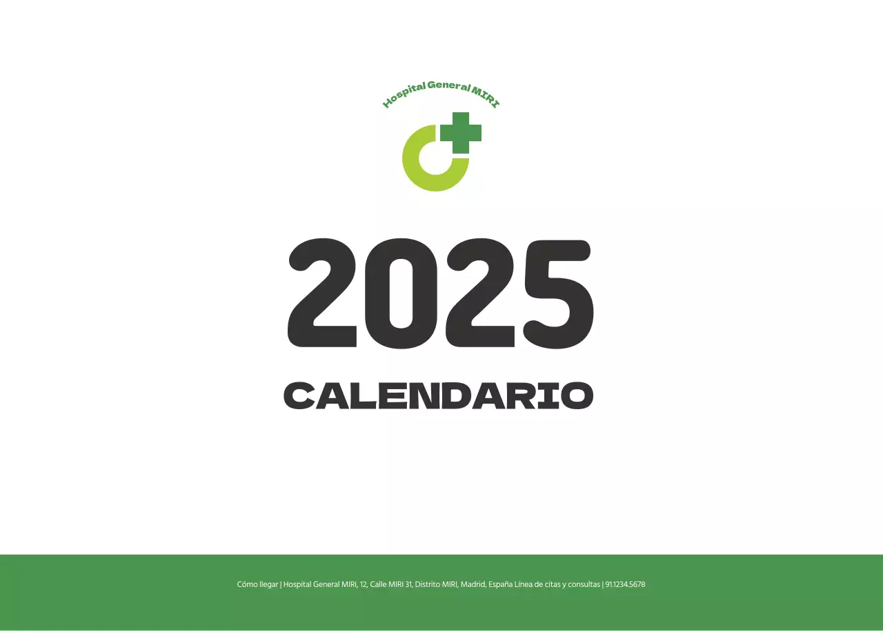 Un hospital festivo con ilustraciones de temática sanitaria y familiar y acentos de color